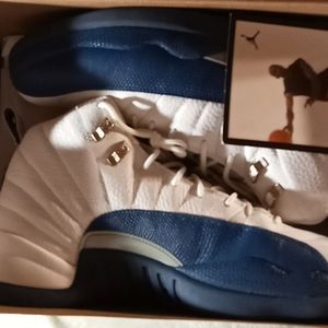 Jordan 12 retro French terry blue